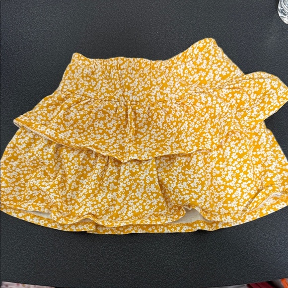 Jumping Beans Yellow Floral Skort - Picture 1 of 2